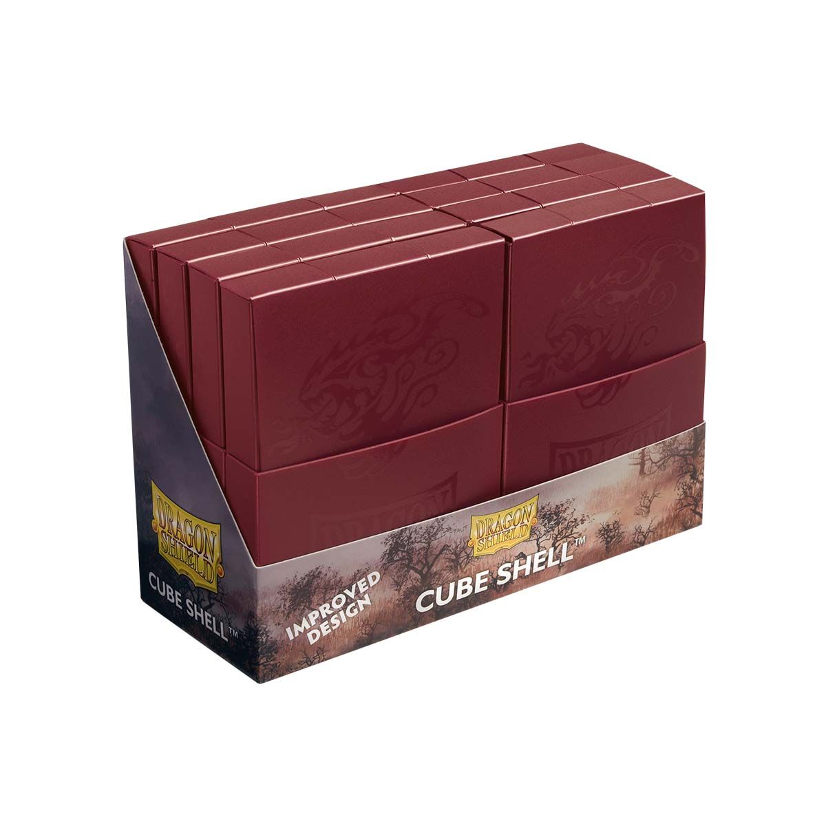 Dragon Shield: Cube Shell (8 Units) - Blood Red