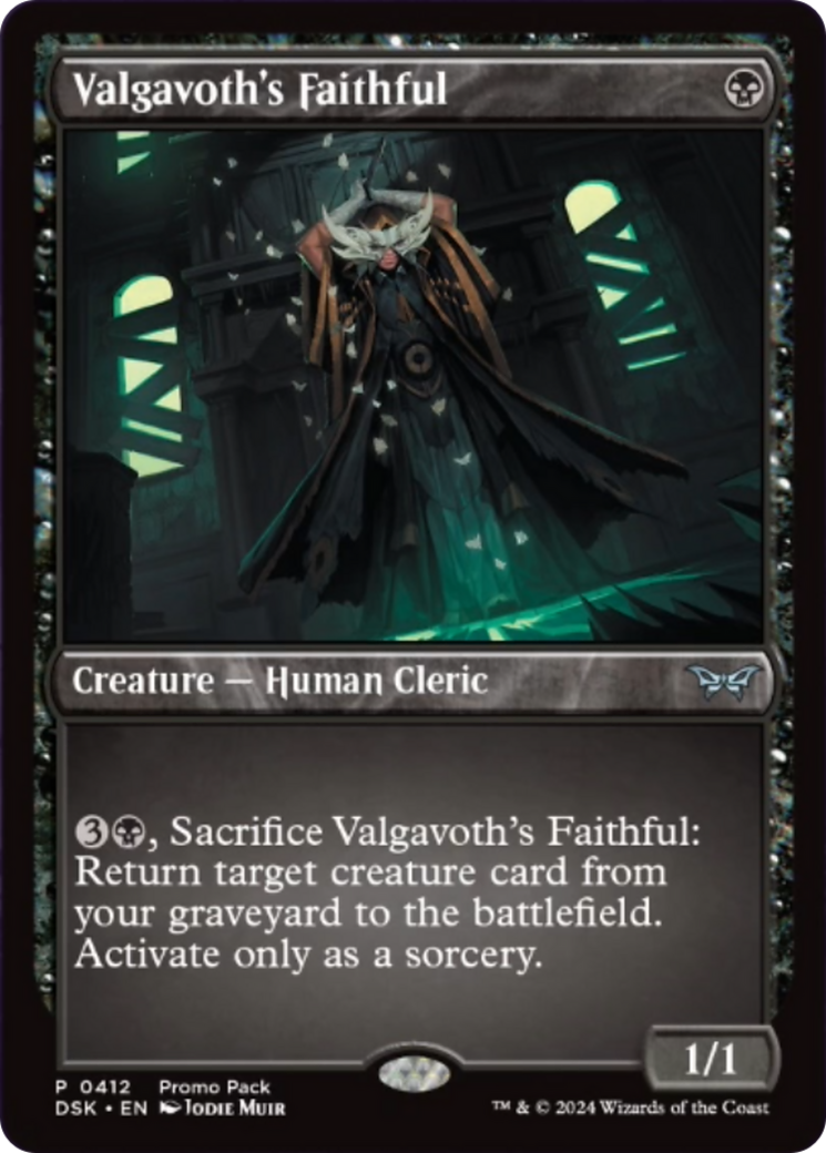 Valgavoth's Faithful [Duskmourn: House of Horror Promo Pack]