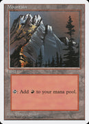Mountain (Red Sky in the Top Right) (4th Ed 1996 Dated) [Introductory Two-Player Set]