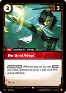 front of card Sentinel Adept [Spiritforged] 008/221