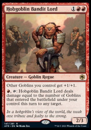 Hobgoblin Bandit Lord (Promo Pack) [Dungeons & Dragons: Adventures in the Forgotten Realms Promo Pack]