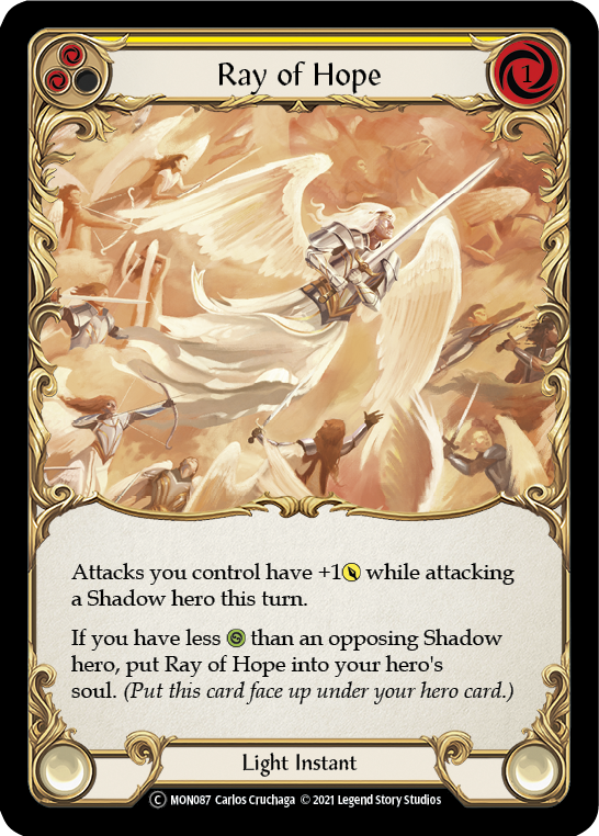 Ray of Hope [U-MON087-RF] (Monarch Unlimited) Unlimited Rainbow Foil