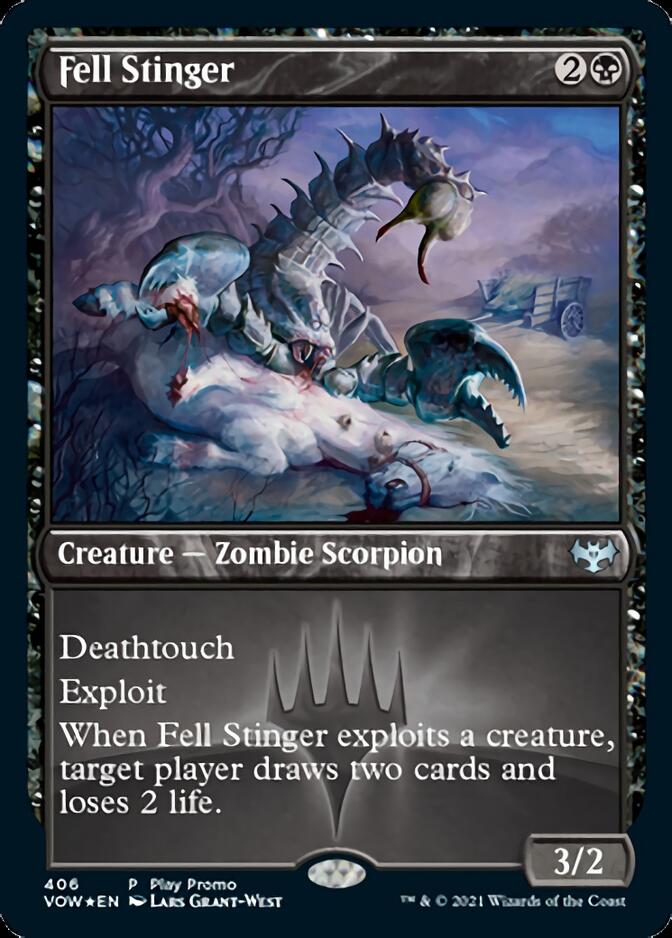Fell Stinger (Play Promo) [Innistrad: Crimson Vow Promo Pack]