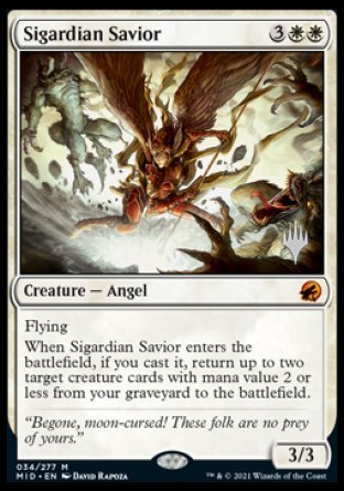 Sigardian Savior (Promo Pack) [Innistrad: Midnight Hunt Promo Pack]