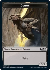 Demon // Pirate Double-Sided Token [Core Set 2021 Tokens]