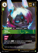 front of card Vex, Mocking (Alternate Art) [Unleashed] 055a/219