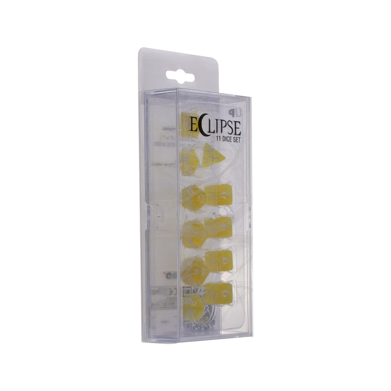 Ultra PRO: 11-Dice Set - Eclipse (Lemon Yellow)