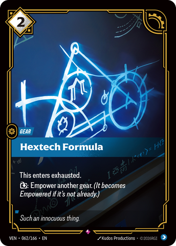 front of card Hextech Formula [Vendetta] 062/166