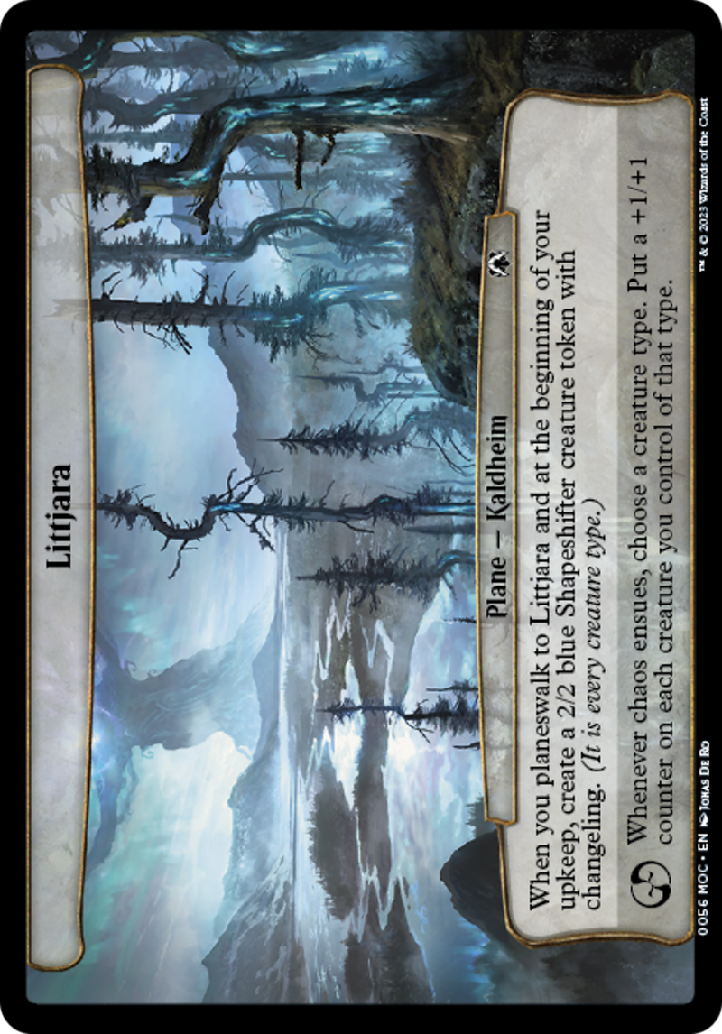 (Oversized Plane) Littjara [March of the Machine Commander Planes]