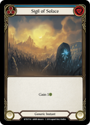 Sigil of Solace (Blue) [WTR175-R] (Welcome to Rathe) Alpha Print Rainbow Foil