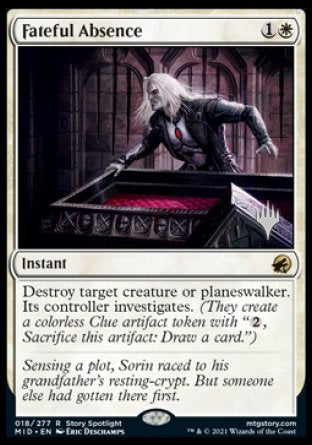 Fateful Absence (Promo Pack) [Innistrad: Midnight Hunt Promo Pack]