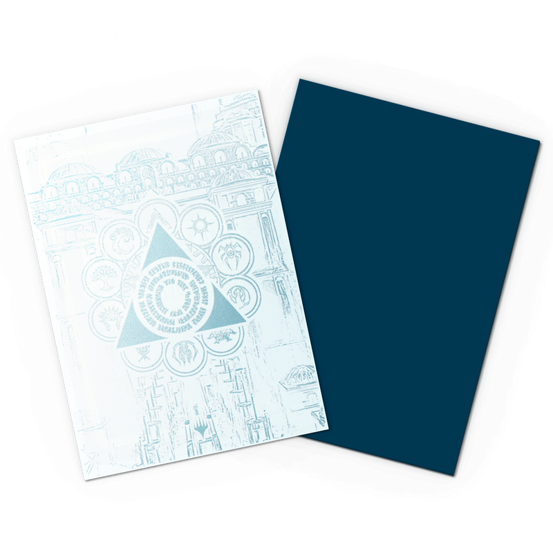 Dragon Shield: Standard 100ct Dual Matte Art Sleeves - Azorius Senate