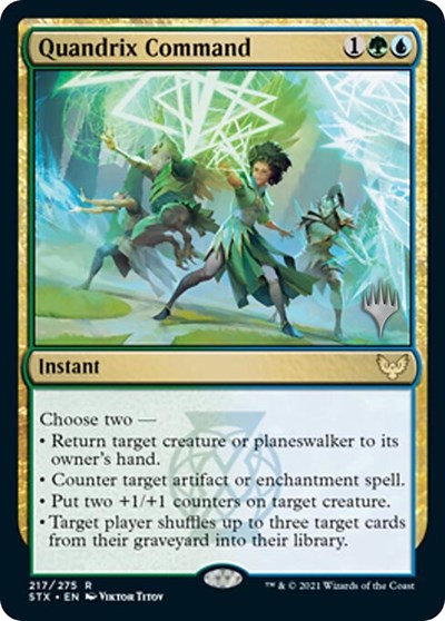 Quandrix Command (Promo Pack) [Strixhaven: School of Mages Promo Pack]