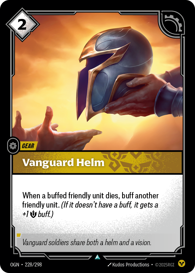 front of card Vanguard Helm [Origins]
