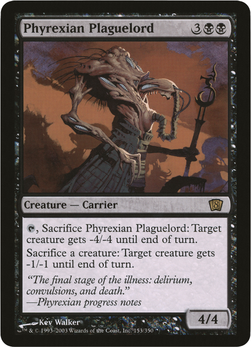 (Oversized) Phyrexian Plaguelord [Eighth Edition Box Topper]