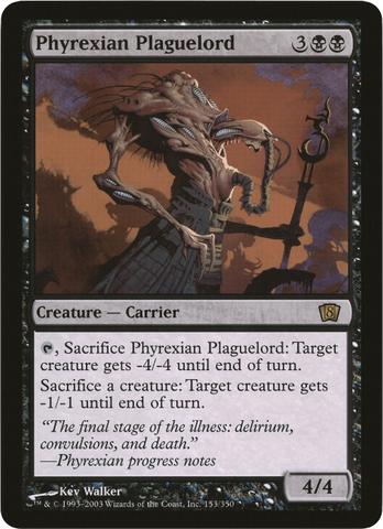 (Oversized) Phyrexian Plaguelord [Eighth Edition Box Topper]