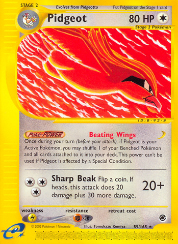 Pidgeot (59/165) [Expedition: E-Card Base Set]