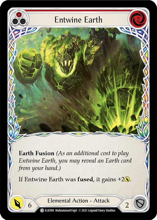 Entwine Earth (Red) [ELE094] (Tales of Aria) 1st Edition Normal