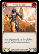 Cross the Line (Red) [U-MON045-RF] (Monarch Unlimited) Unlimited Rainbow Foil