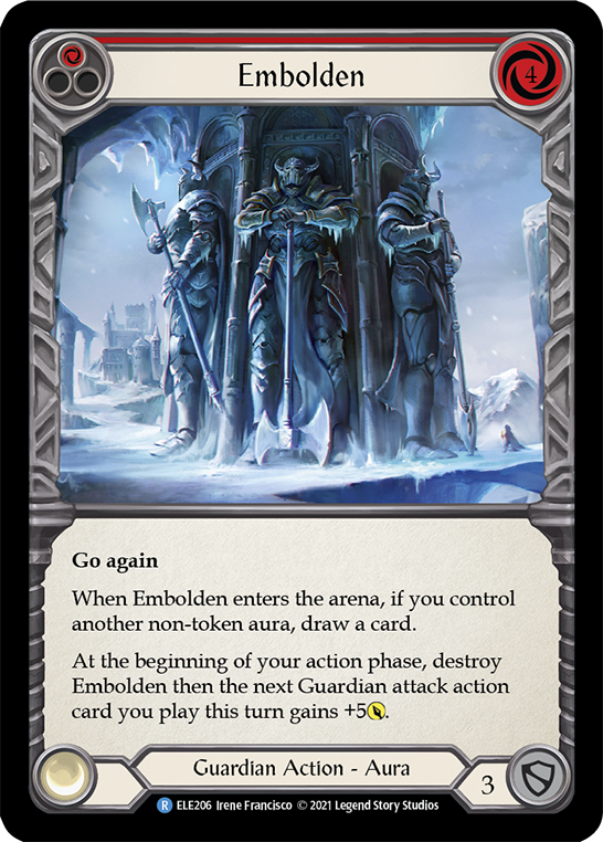Embolden (Red) [ELE206] (Tales of Aria) 1st Edition Normal