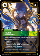 front of card Riven, Broken Blade (Alternate Art) [Radiance] 043a/167