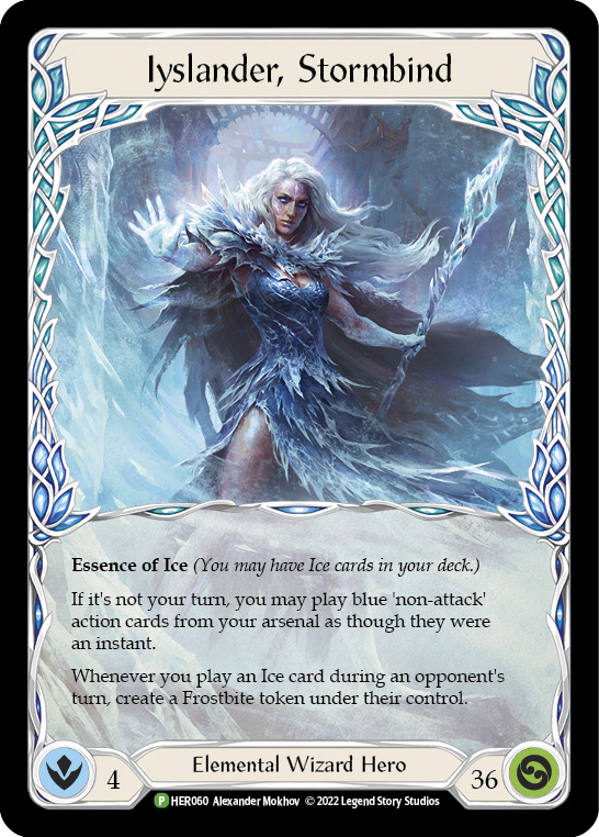 Iyslander, Stormbind [HER060] (Promo) Cold Foil