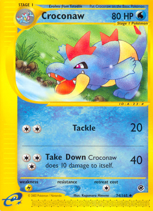 Croconaw (74/165) [Expedition: E-Card Base Set]