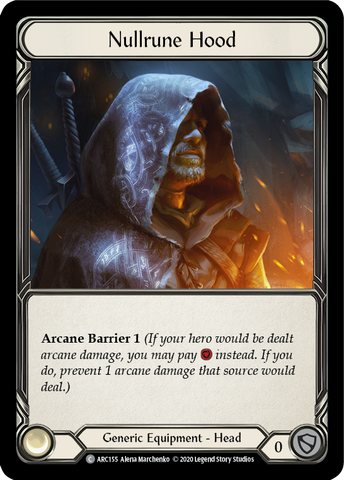 Nullrune Hood [U-ARC155] (Arcane Rising Unlimited) Unlimited Rainbow Foil