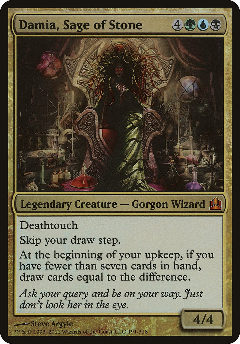 (Oversized) Damia, Sage of Stone [Commander 2011 Oversized]