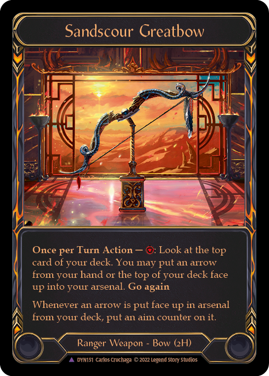 Sandscour Greatbow (Marvel) [DYN151] (Dynasty) Cold Foil