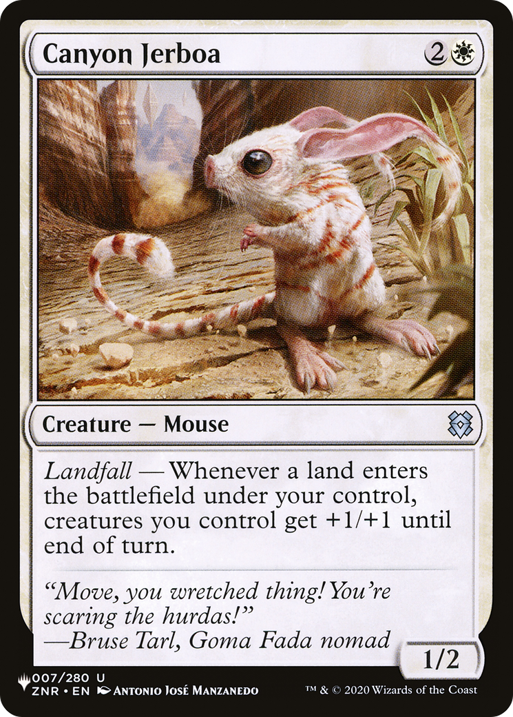 Canyon Jerboa [The List]