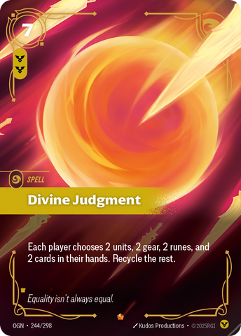 front of card Divine Judgment [Origins] #244