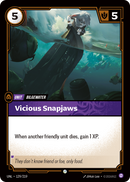 front of card Vicious Snapjaws [Unleashed] 129/219