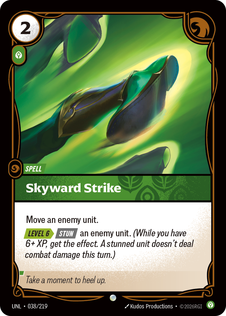 front of card Skyward Strike [Unleashed] 038/219