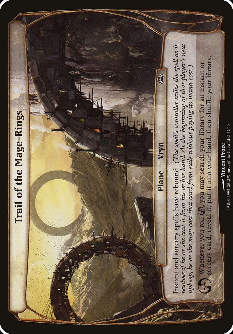 (Oversized Plane) Trail of the Mage-Rings [Planechase 2012]