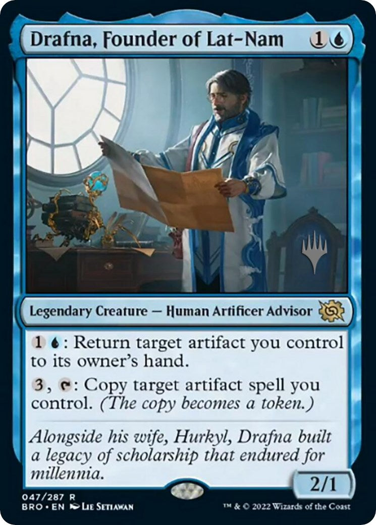 Drafna, Founder of Lat-Nam (Promo Pack) [The Brothers' War Promo Pack]
