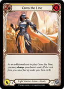 Cross the Line (Yellow) [U-MON046-RF] (Monarch Unlimited) Unlimited Rainbow Foil