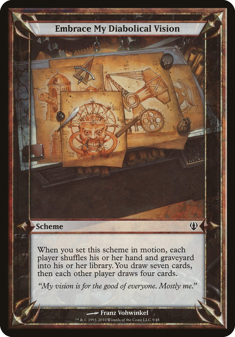 (Oversized Schemes) Embrace My Diabolical Vision [Archenemy Schemes]