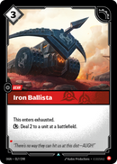 front of card Iron Ballista [Origins]