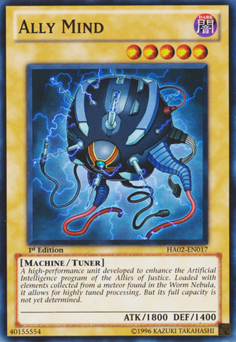Ally Mind [HA02-EN017] Super Rare