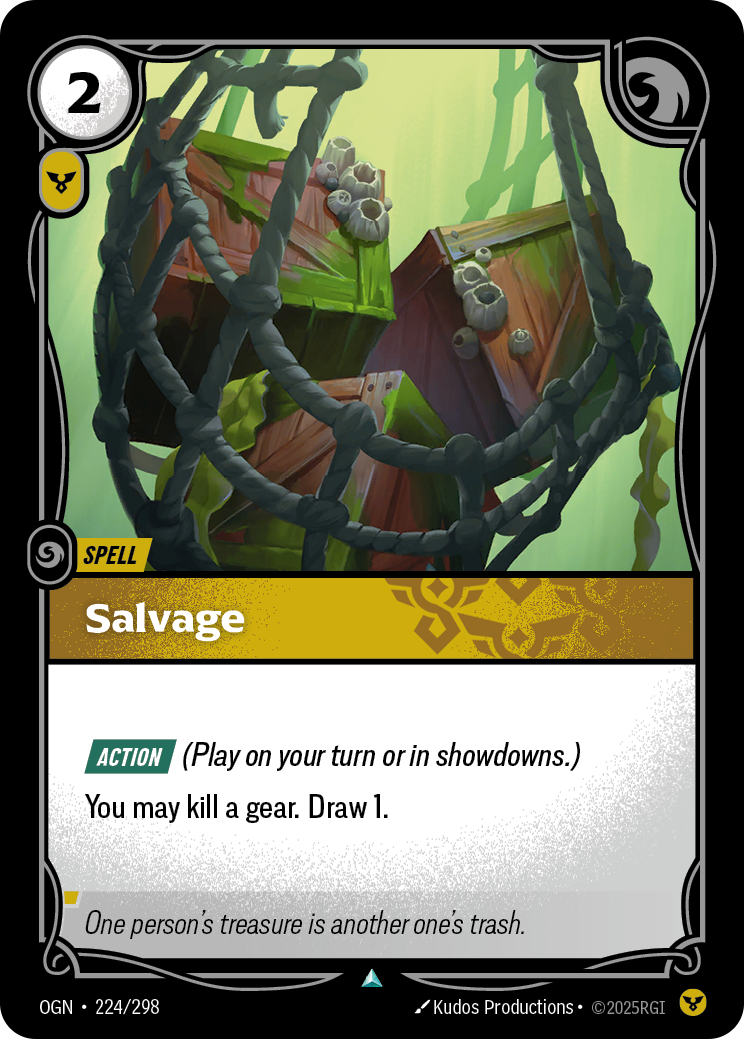 front of card Salvage [Origins] #224