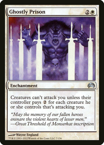 Ghostly Prison [Planechase 2012]