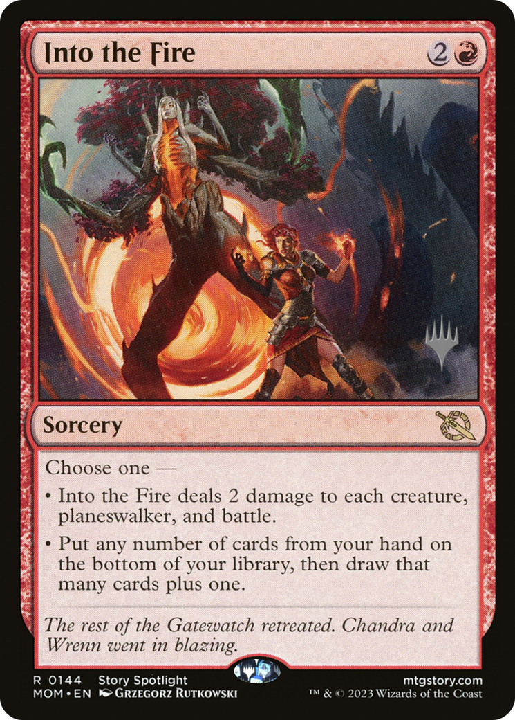 Into the Fire (Promo Pack) [March of the Machine Promo Pack]