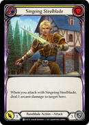 Singeing Steelblade (Yellow) [ELE231] (Tales of Aria) 1st Edition Normal