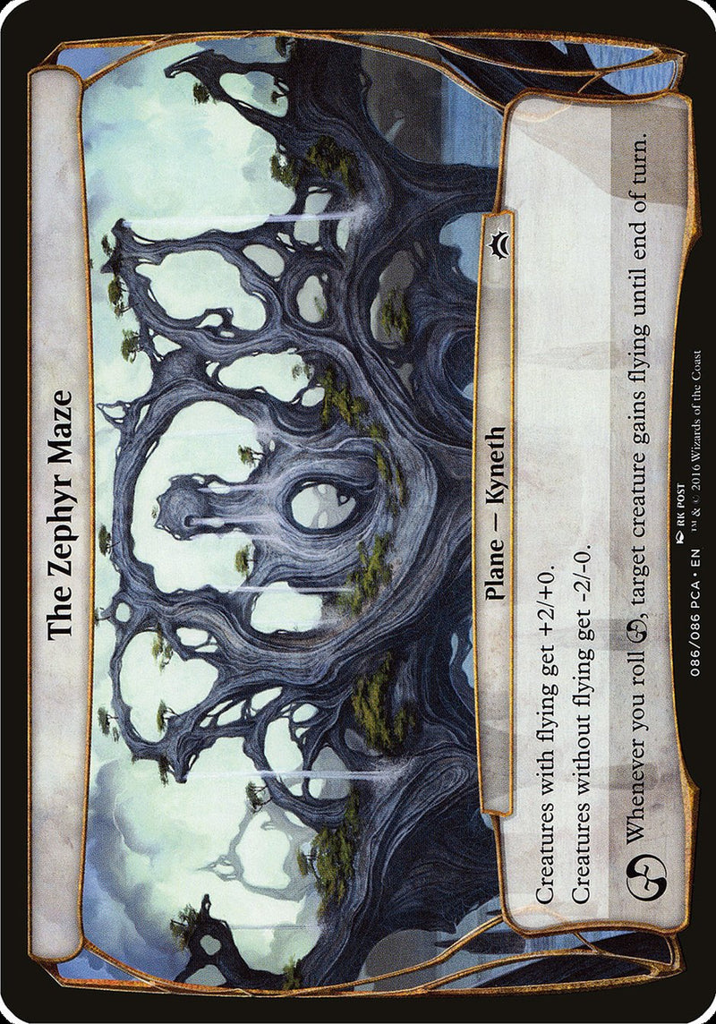 (Oversized Plane) The Zephyr Maze [Planechase Anthology Planes]