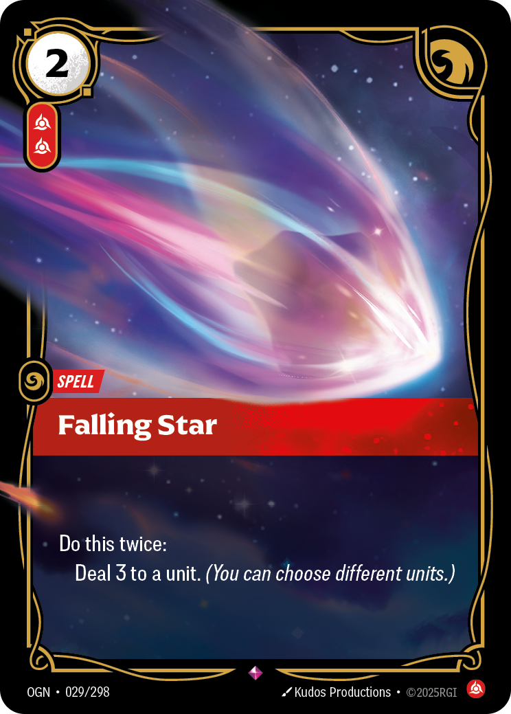 front of card Falling Star [Origins] #029