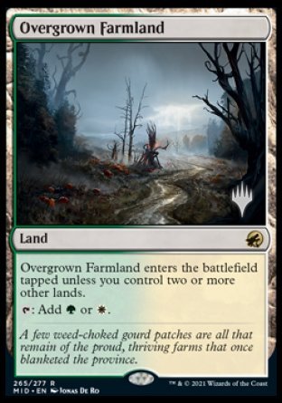 Overgrown Farmland (Promo Pack) [Innistrad: Midnight Hunt Promo Pack]