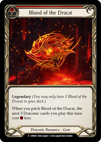 Blood of the Dracai [UPR000] (Uprising) Cold Foil