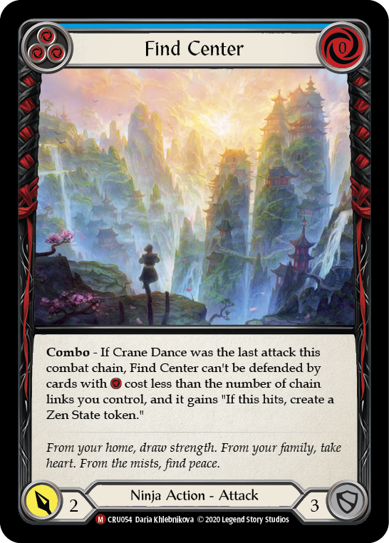 Find Center [CRU054] (Crucible of War) 1st Edition Normal
