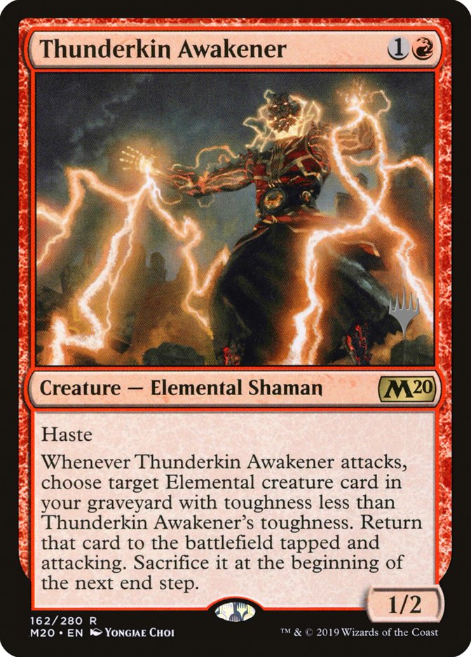 Thunderkin Awakener (Promo Pack) [Core Set 2020 Promo Pack]